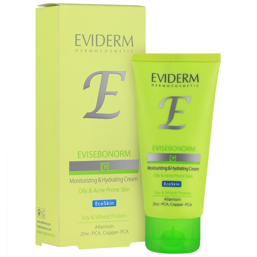کرم مرطوب کننده و آبرسان اوی سبونورم اویدرم/Evisebonorm Moisturizing Cream