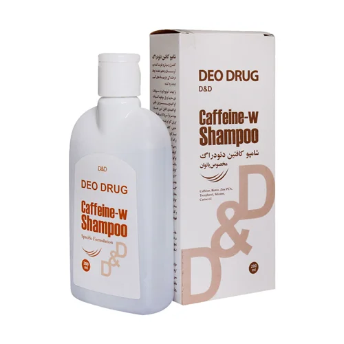 شامپو کافئین دئودراگ مخصوص بانوان 200 میلی لیتر_Deo Drug Caffeine Shampoo 200 ml
