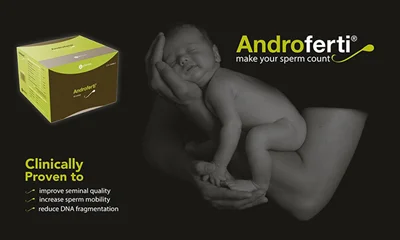 ساشه آندروفرتی دارو درمان پارمیدا 60 عدد Q Pharma Androferti 60 Sachets